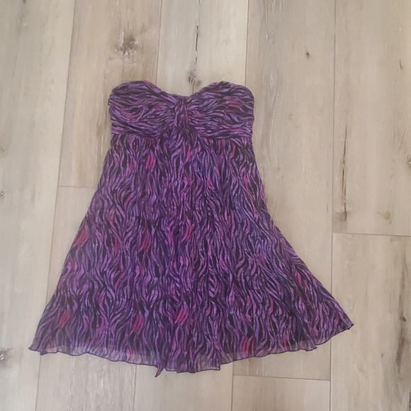 Size 4 Express Mini Strapless Dress - Picture 1 of 3
